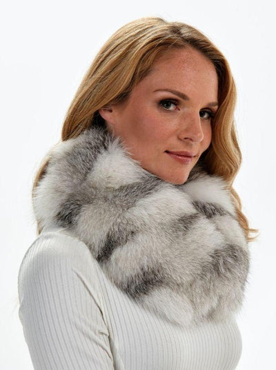 Joan Natural Fox Neck Warmer - The Fur Store