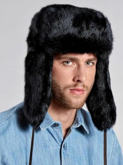 Jackson Men's Rabbit Trapper Hat - The Fur Store